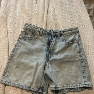 Zara Light Blue Jean Shorts